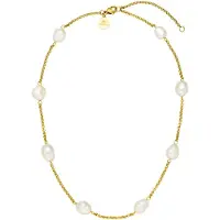 Purelei Collana 'Malahi' oro / bianco perla