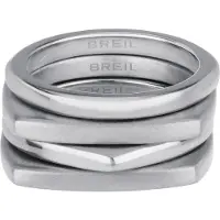 Breil Set di anelli acciaio Nuovo Tetra TJ301 56 mm — Set di anelli
