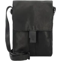 Harold's Lift Mini Borsa Borsa a tracolla Vera Pelle 18 cm nero