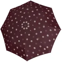 Doppler Ombrello 'Fiber Flex Long AC' melanzana / bianco
