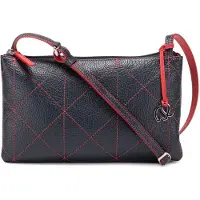 Mywalit Borsa a tracolla Vera Pelle 25 cm blu