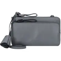 PICARD Bella Borsa a tracolla Vera Pelle 20 cm grigio