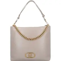 Liu Jo Lapuffy Borsa a spalla 35 cm beige
