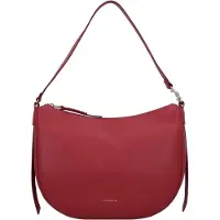 Coccinelle C-Easy Borsa a spalla Vera Pelle 34 cm rosso