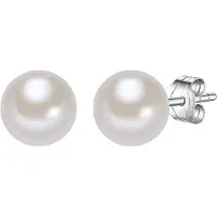 Lulu & Jane Orecchini argento / bianco