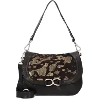 Campomaggi Borsa a spalla Vera Pelle 31 cm nero