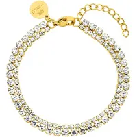 Purelei Braccialetto 'Festive' oro / trasparente