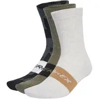 Adidas Calzino sportivo 'Multi 3 Pack' cappuccino / oliva / nero / bianco sfumato