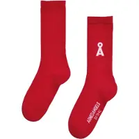 Armedangels Saamus Bold Calze casual (35-38, rosso)