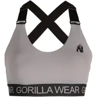 Gorilla wear Reggiseno sportivo 'Colby' grigio / nero