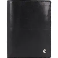 Esquire Toscana Portafoglio Protezione RFID Vera Pelle 12 cm nero