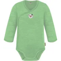 Normani Tutina / body per bambino 'Kaitaia' beige / verde / nero / bianco