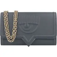 CHIARA FERRAGNI Eyelike Bags Pochette 17 cm blu