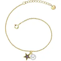 Glanzstücke Collana giallo oro / nero / bianco