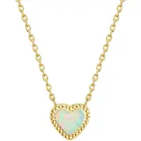 Glanzstücke Collana giallo oro / bianco perla
