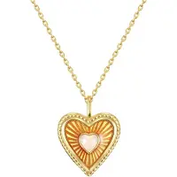 Glanzstücke Collana giallo oro / bianco