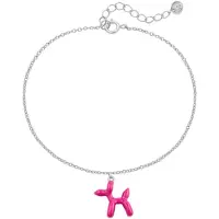 Glanzstücke Braccialetto rosa / argento