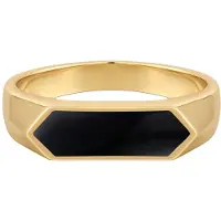 Glanzstücke Anello giallo oro / nero