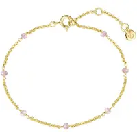 Glanzstücke Braccialetto giallo oro / rosa