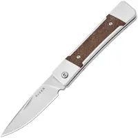 Kizer Cutlery Little Grand V2670A1 Satin Nitro-V, Aluminium Mkuruti Wood, coltello da tasca, Jonathan Styles design