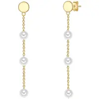 Glanzstücke Orecchini giallo oro / bianco