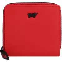 Braun Büffel Capri Portafoglio Protezione RFID Vera Pelle 11 cm rosso