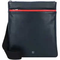 Dudu Toys Panay Borsa a tracolla Vera Pelle 24 cm blu