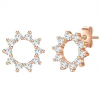Glanzstücke Orecchini oro rosé / bianco