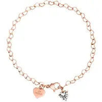 Purelei Braccialetto 'Endless Love' oro rosé / trasparente