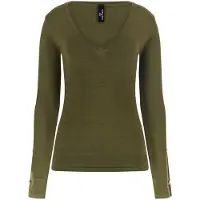 Guess Marciano By Chiara Cut Out Ls To Olive Morning Taglia: L | Magliette intime Outlet | Donna | Verde