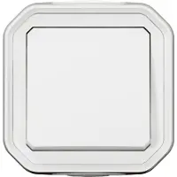 Legrand PLEXO Nuovo pulsante a superficie impermeabile con contatto NA, 10A, IP55 IK07 Bianco, 069760L