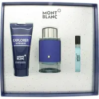 Mont Blanc Explorer Ultra Blue Set regalo EDP 100 ml, miniature EDP 7.5 ml and Gel doccia 100 ml 100ml