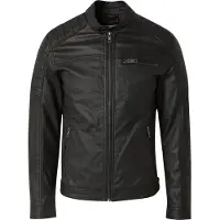 Jack & Jones Giacca Biker In Similpelle