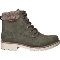 Rieker Stivaletto stringato beige sfumato / cachi