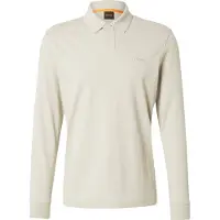 BOSS per uomo. 50527525 Polo in interlock beige (S), Casual, Cotone, Classico, Manica lunga