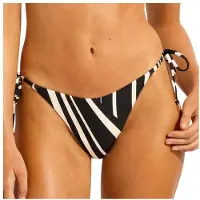 Seafolly Women's Coastline Tie Side Rio Pant Parte inferiore bikini Donna (34, arancione)