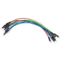 Velleman Set di cavi jumper breadboard AWG - Un pin maschio a maschio - 5,9" (15 cm) - 10 pezzi