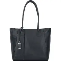 PICARD Pure Borsa a spalla Vera Pelle 34 cm nero