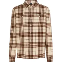 O'Neill Must-have Flannel Shirt Beige Flannel Check Taglia: L | Camicie Casual Outlet | Uomo | Marrone