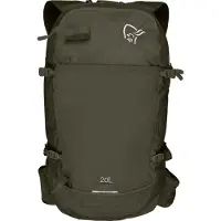 Norrøna 20L Pack Zainetto marrone/olivia