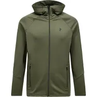 Peak Performance Rider Essentials Zip Hood Giacca in pile Uomo (L, olivia)