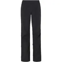 Vaude Women's Yaras Rain Pants IV Pantaloni da ciclismo Donna (44 - Long, nero)