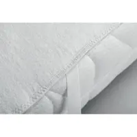 Dormisette Protect & Care, coprimaterasso in tessuto Zwirn-Calmuc, colore bianco, dimensioni 120x200 cm