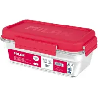 Milan Lunch Box Rettangolare In Tritan Con Chiusura Ermetica Nata 624 1.2l