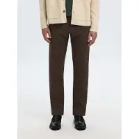Selected Chino Uomini Marrone 28