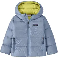 Patagonia - Piumino caldo - Baby Hi-Loft Down Sweater Hoody Barnacle Blue in Pelle - Taglia Bambino 2a