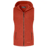 Mufflon Women's Momo Gilet in lana merino Donna (XS, rosso)