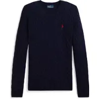 Ralph Lauren per donna. 211971865003 Maglione in lana e cashmere blu marino (XL), Casual, Manica lunga, Navy