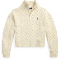 Ralph Lauren per donna. 211972130003 Maglione in cashmere bianco (S), Casual, Lana