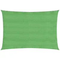 The Living Store Tenda da sole 160 g/m² Verde chiaro 2,5x4 m HDPE